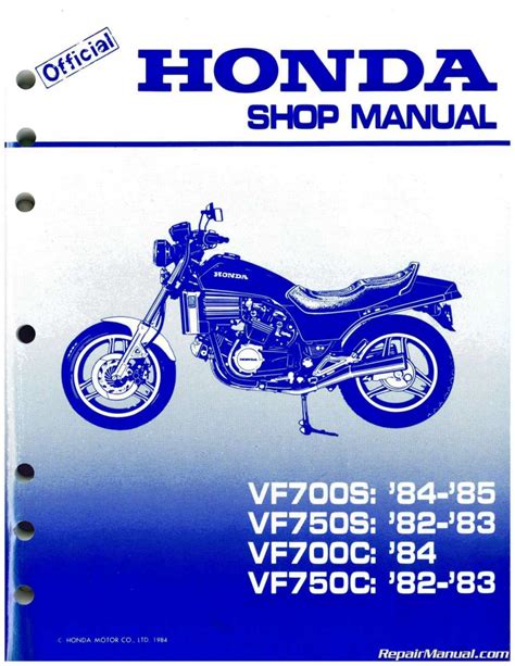 download honda vf750c vf750s vf700c vf700s v45 sabre magna 82 pdf Kindle Editon