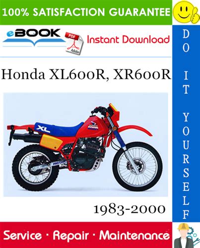 download honda xl600r xl600 xl 600r 83 87 service repair pdf Epub