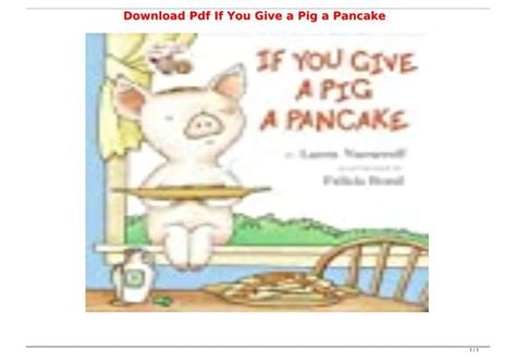 download if you give pig pancake pdf PDF