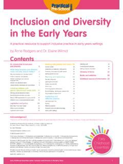 download inclusion in early years pdf Epub