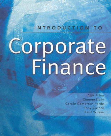 download introduction to corporate finance alex frino PDF