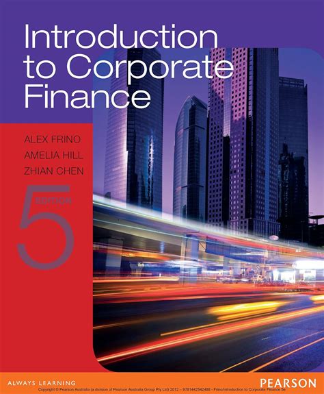 download introduction to corporate finance alex frino PDF