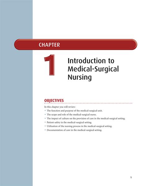 download introduction to medical surgical nursing text Doc