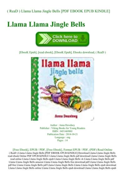 download llama llama jingle bells pdf Kindle Editon