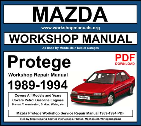 download mazda 323 protege repair manual PDF