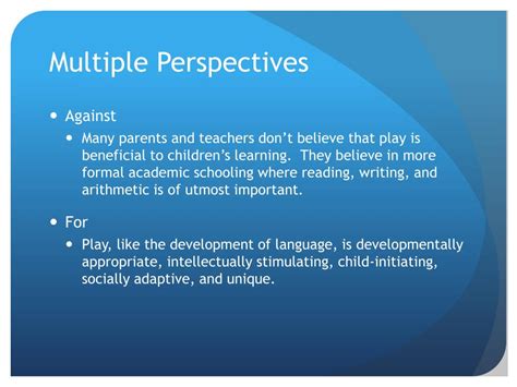 download multiple perspectives on play Kindle Editon