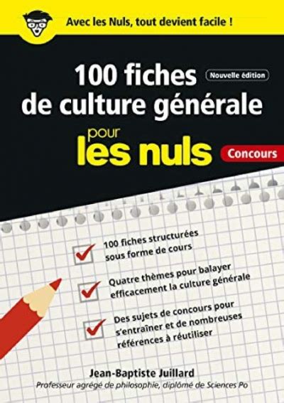 download pdf 100 fiches de culture Kindle Editon