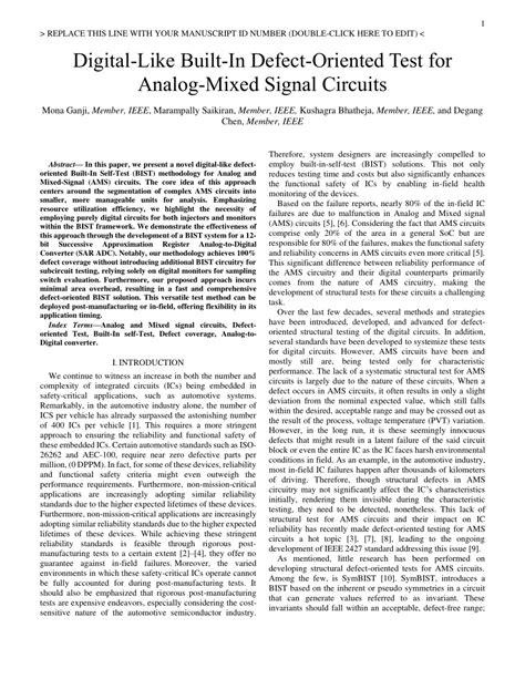 download pdf analog mixed signal test springerbriefs Reader