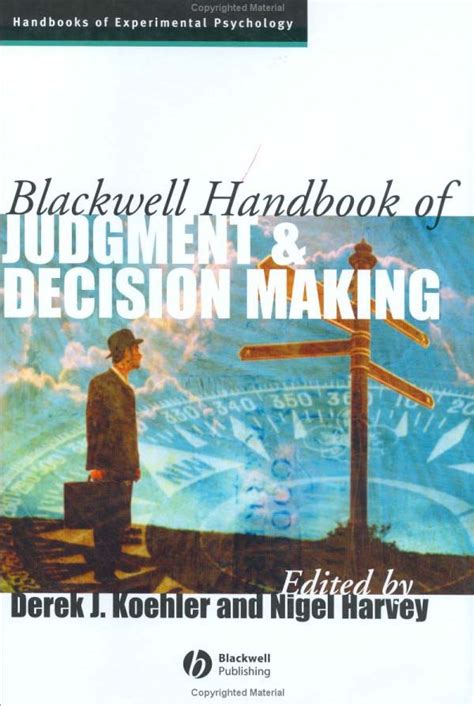 download pdf blackwell handbook judgment decision making Reader