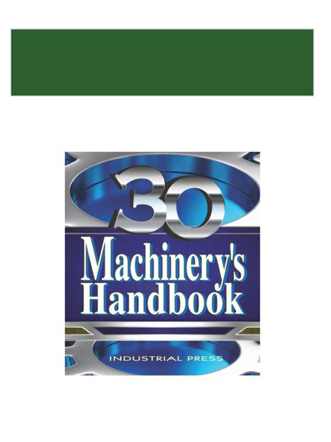 download pdf machinerys handbook machinerys handbook large print Doc