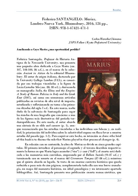 download pdf marius ancients action federico santangelo Epub