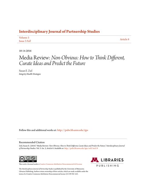 download pdf non obvious different curate predict future Epub