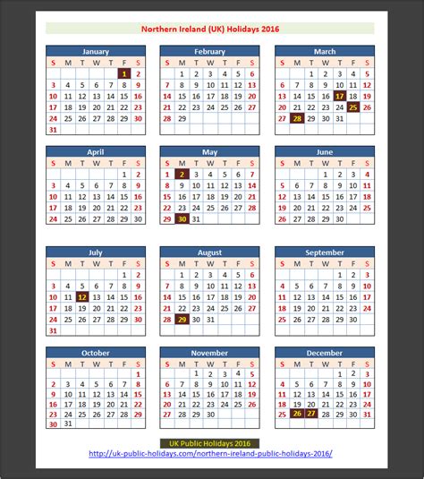 download pdf northern ireland calendar 2016 Epub