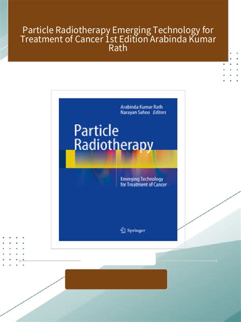 download pdf particle radiotherapy emerging technology treatment PDF