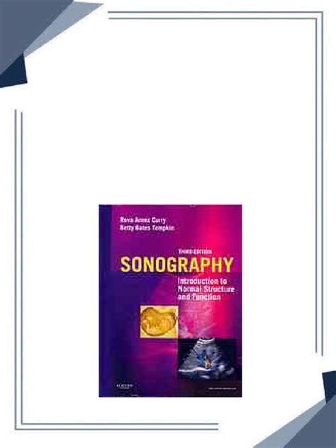 download pdf sonography introduction normal structure function PDF