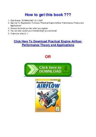 download practical engine airflow performance applications Doc