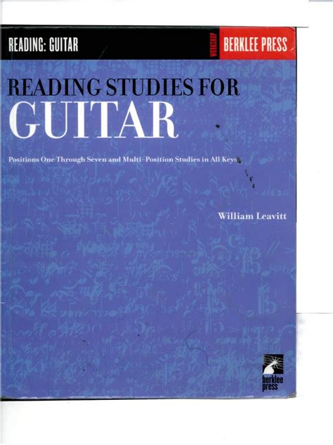 download reading studies for guitar pdf ebooks by william leavitt Kindle Editon