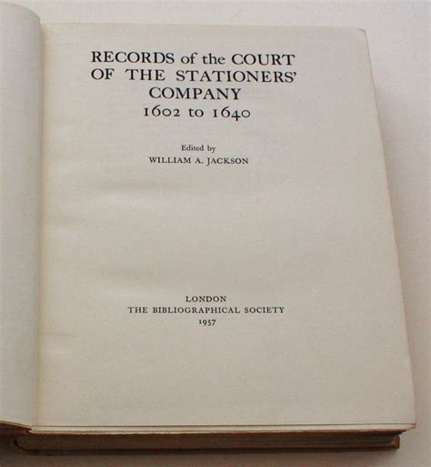 download records of court of stationers PDF