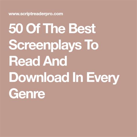 download screenwriting secrets in genre Doc