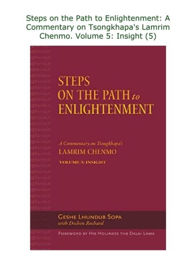 download steps path enlightenment commentary tsongkhapas PDF