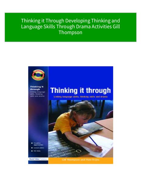 download thinking and learning through Doc