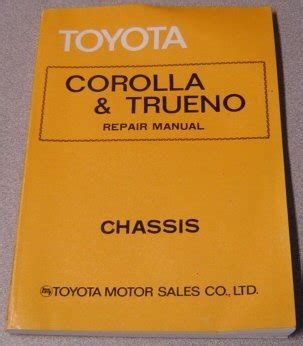 download toyota corolla amp trueno repair manual chassis Kindle Editon