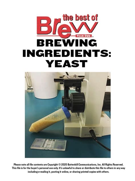 download treatment brewing yeast anon PDF