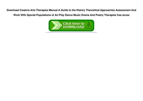 download use of creative therapies in Kindle Editon