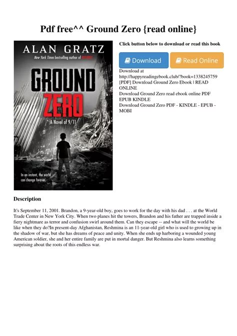 download way to ground zero pdf free Kindle Editon