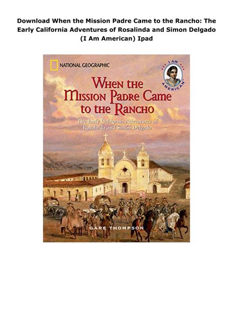 download when mission padre came to Epub