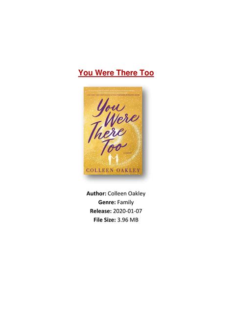 download you were there too pdf by Doc