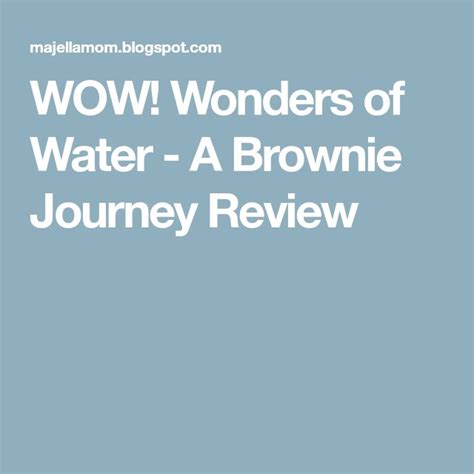 download-brownies-wonders-of-water Ebook Reader
