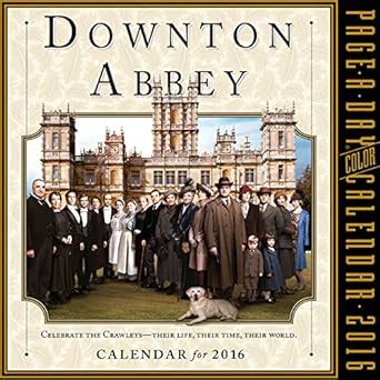 downton abbey color page a day calendar 2016 Kindle Editon