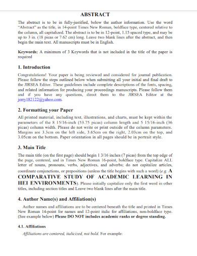 draft paper aes journals Epub