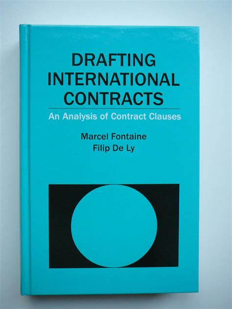 drafting international contracts an analysis of contract clauses Doc