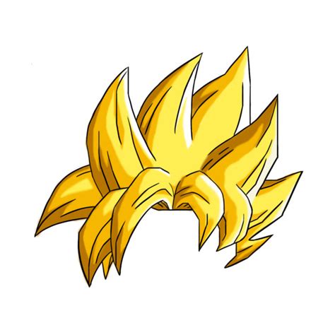 dragon ball z goku hair