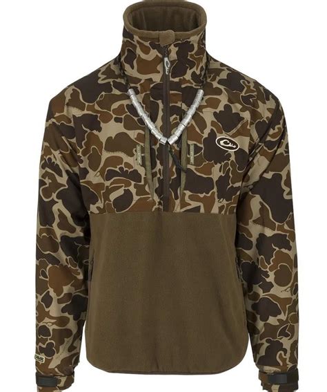 drake men's mst eqwader 1/4 zip shirt