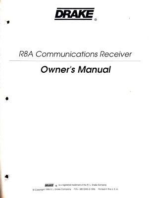 drake r8a user guide Epub