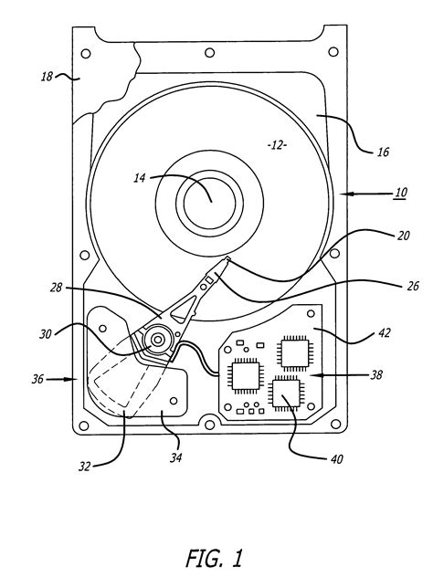 drawing and label of a hard disk PDF