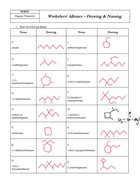 drawing and naming alkanes Epub