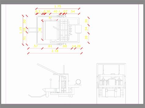 drawing for simple concrete block making machine PDF