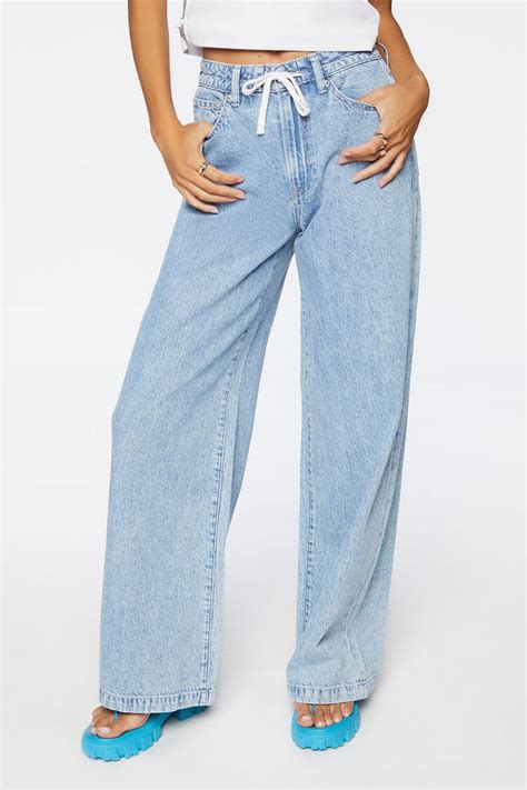 drawstring jeans