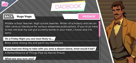 Dream Daddy Hugo Walkthrough