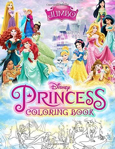 dreams come true forever disney princess jumbo coloring book Epub