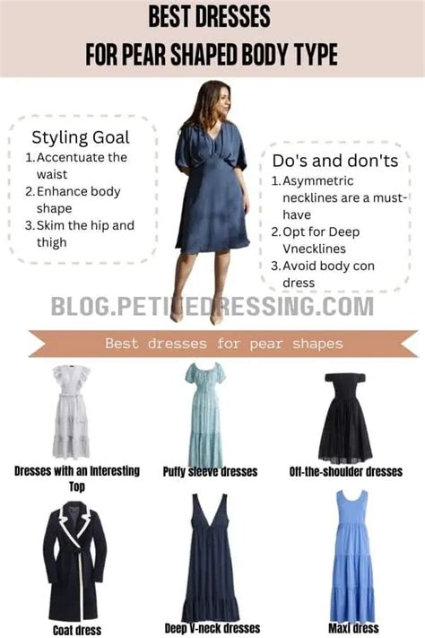 dresses for pear shaped