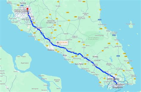 drive from singapore to kuala lumpur