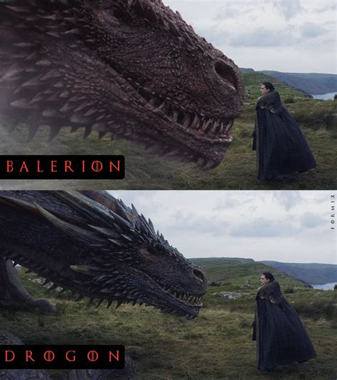 drogon vs balerion size