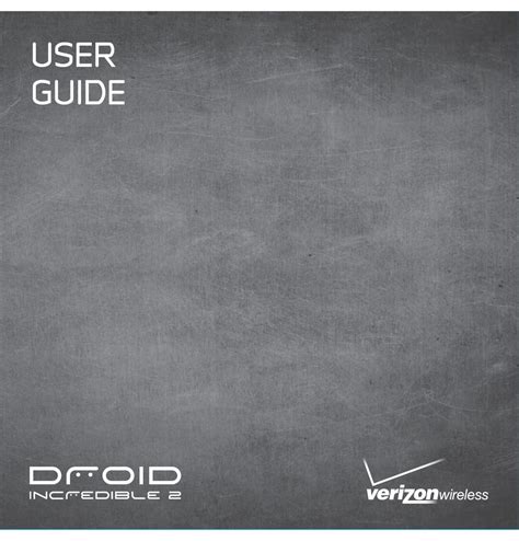 droid incredible 2 user manual verizon wireless PDF