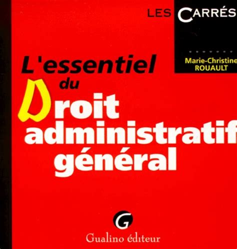 droit administratif 2015 2016 marie christine rouault Doc