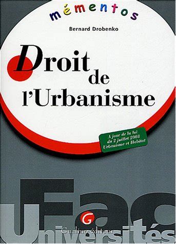 droit lurbanisme bernard drobenko Epub